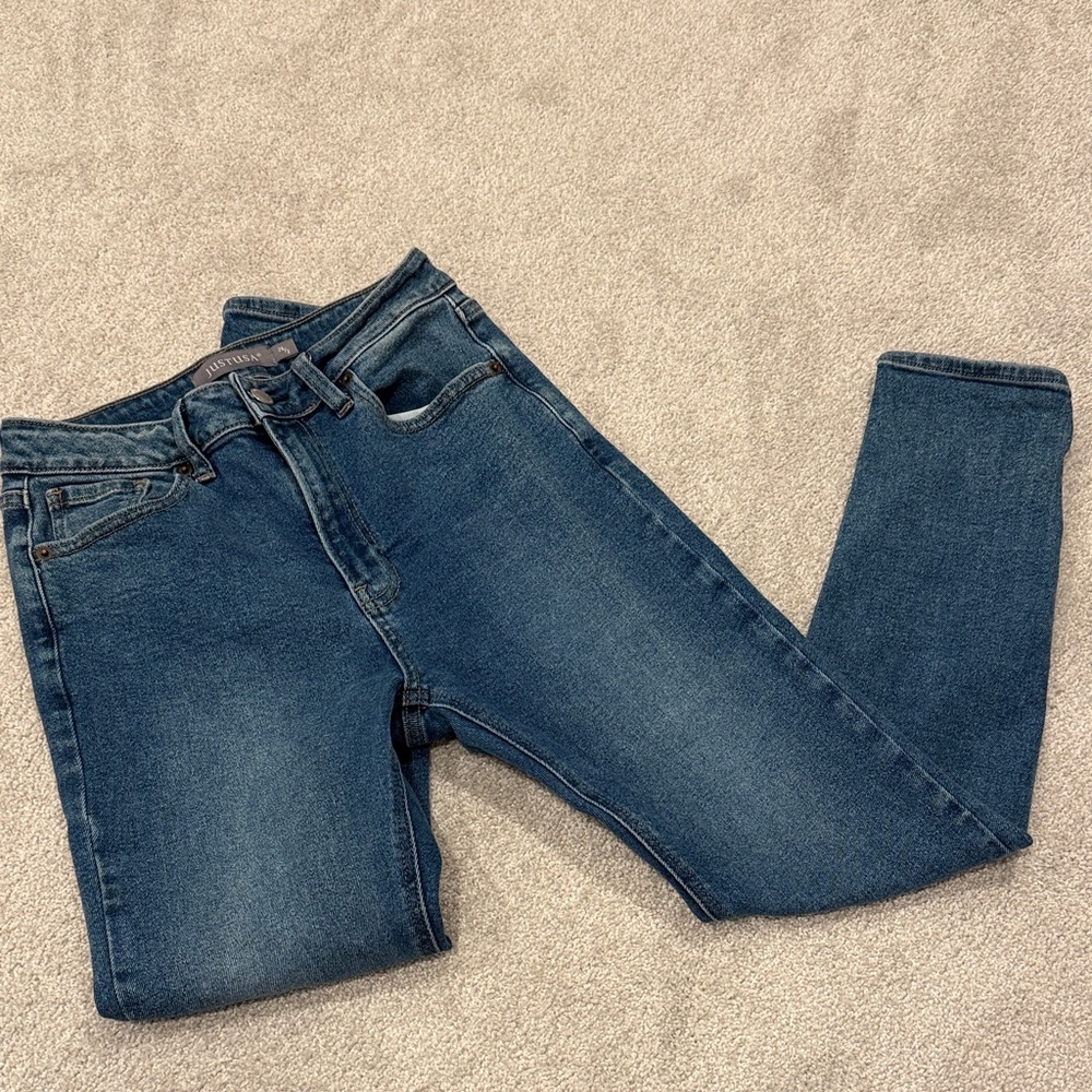Just USA Women's Skinny Jeans - Dark Blue